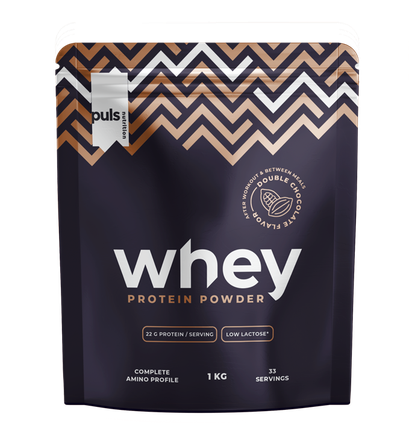 PULS NUTRITION Whey Protein Double Chocolate Low Lactose pulveris, 1000 g