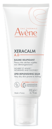 AVENE XeraCalm A.D Lipid-Replenishing ķermeņa balzams, 200 ml
