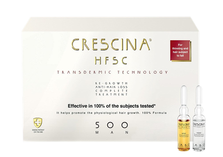 CRESCINA Transdermic 500 Man 10+10 ampulas, 20 gab.