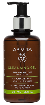 APIVITA With Propolis & Citrus (Lime) attīroša želeja, 200 ml