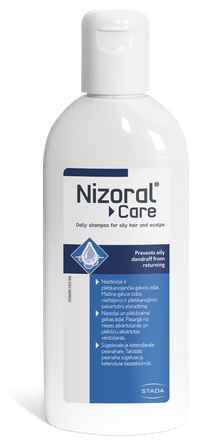 NIZORAL Care Oily Scalp Pret Blaugznām Taukainai Galvas Ādai šampūns, 200 ml