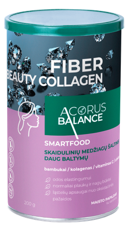 ACORUS BALANCE Fiber Beauty Collagen pulveris, 200 g