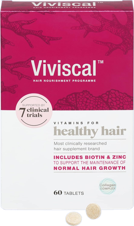 VIVISCAL Max Strength Supplements tabletes, 60 gab.