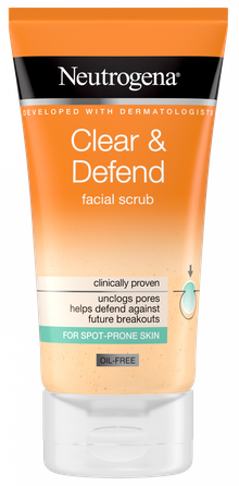 NEUTROGENA Clear&Defend skrubis, 150 ml