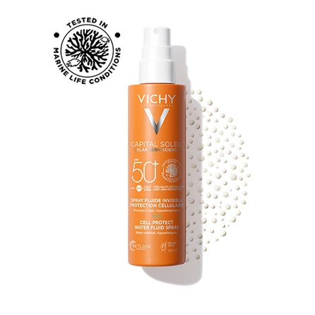 VICHY Capital Soleil Cell Protect  SPF 50+ sprejs, 200 ml