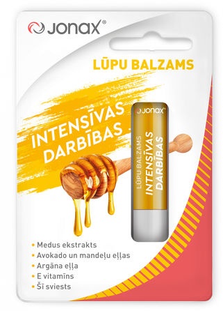 JONAX Medus - Intensīvas Darbības lūpu balzams, 4.5 g