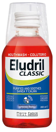 ELUDRIL   Classic mutes skalojamais līdzeklis, 200 ml