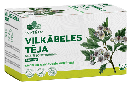 NATĒJA Vilkābeles tēja maisiņos, 24 gab.