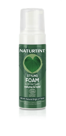 NATURTINT Volumizing Fixing Hair Mousse matu veidošanas putas, 125 ml