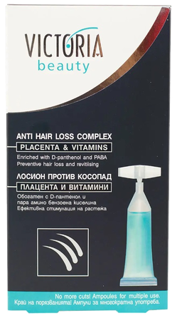 VICTORIA BEAUTY Anti Hair Loss Complex 10 ml ampulas, 5 gab.