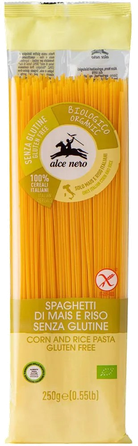 ALCE NERO Bio Spaghetti makaroni, 250 g