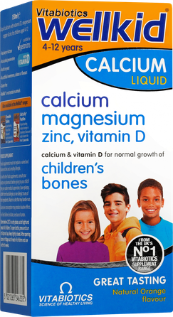 WELLKID Calcium šķidrums, 150 ml