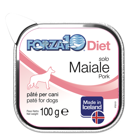 FORZA10 Solo Diet Cūka, Suņiem pastēte, 100 g