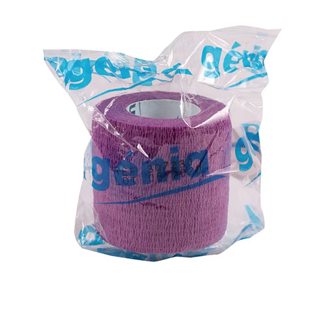 GENIA Bitter Strap, Violeta, 5 cm x 4,5 m elastīga pašlīmējoša saite, 1 gab.