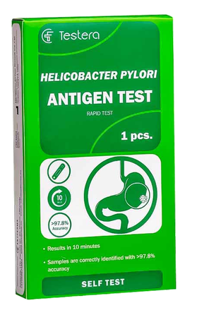 TESTERA Helicobacter Pylori (fēces) tests, 1 gab.