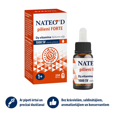 NATEO D Forte 1000 SV pilieni, 10 ml