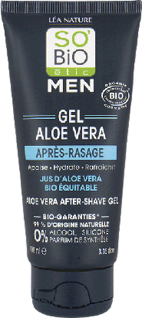 SO BIO ETIC Men Ar Alveju gels pēc skūšanās, 100 ml