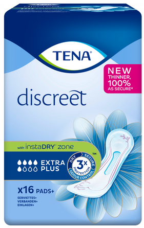TENA Discreet Extra Plus uroloģiskie ieliktņi, 16 gab.