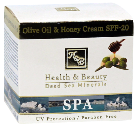 HEALTH&BEAUTY Dead Sea Minerals Olive Oil & Honey sejas krēms, 50 ml