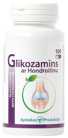 APTIEKAS PRODUKCIJA Glikozamīns Ar Hondroitīnu kapsulas, 100 gab.
