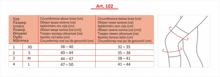 LAUMA MEDICAL S elastīgais pārsējs celim, 2 gab.