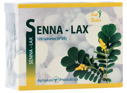 APTIEKAS PRODUKCIJA Senna-Lax tabletes, 120 gab.