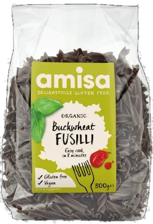 AMISA Bio Fusilli makaroni, 500 g