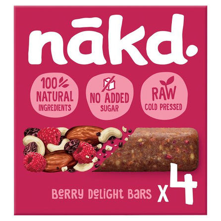 NAKD Berry Delight 35g batoniņš, 4 gab.