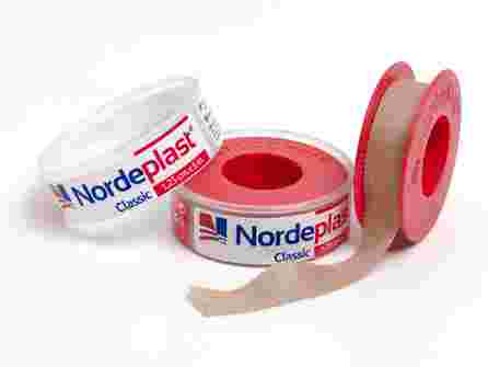 NORDEPLAST   1,25cmx5m leikoplasts rullī, 1 gab.