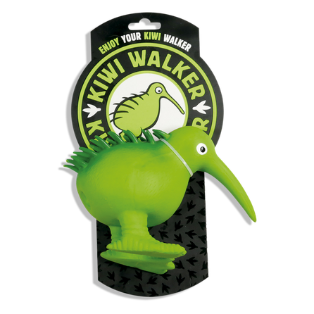 KIWI WALKER Whistle, M Izmēra, Zaļa, Lateksa rotaļlieta, 1 gab.