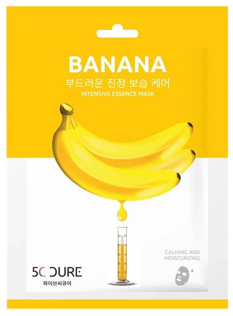 5C CURE Banana sejas maska, 1 gab.