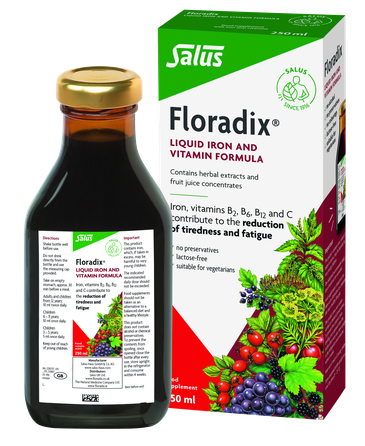 FLORADIX  Liquid Iron šķidrums, 250 ml