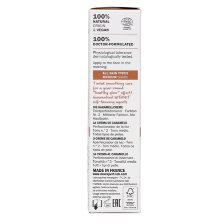 NOVEXPERT  The Caramel Cream Golden Radiance Nr.2 Pro Melanine BB sejas krēms, 30 ml