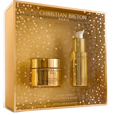 CHRISTIAN BRETON Coffret Blue Top Ultimate Regenerating Day cream+Ultimate Lifting serum dāvanu komplekts, 1 gab.