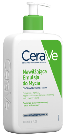 CERAVE For Face And Body With Ceramides Hydratin  attīrošs līdzeklis, 473 ml