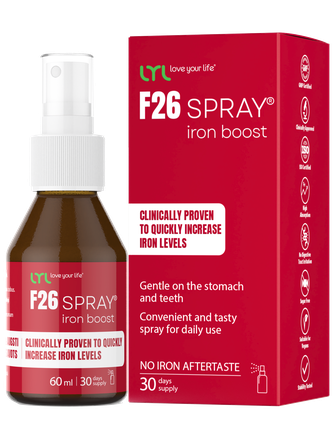 LYL F26 SPRAY iron boost sprejs, 60 ml