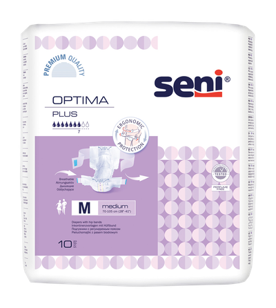 SENI Optima Plus M (70-105 cm) autiņbiksītes, 10 gab.