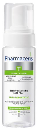 PHARMACERIS T Puri-Sebostatic attīrošas putas, 150 ml