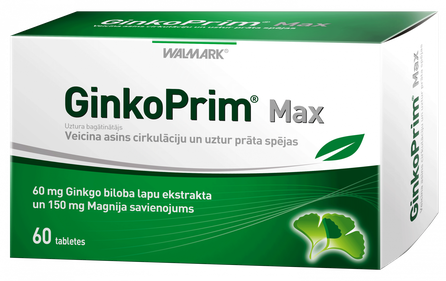 GINKOPRIM   Max 60 mg tabletes, 60 gab.