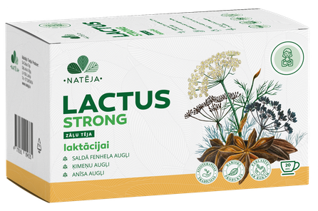 NATĒJA Lactus Strong tēja maisiņos, 20 gab.