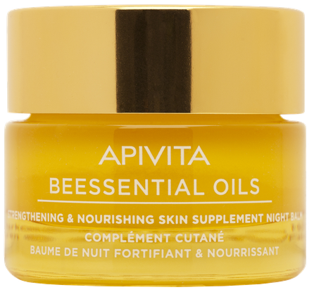 APIVITA Strengthening & Nourishing Skin Supplement Night balzams, 15 ml
