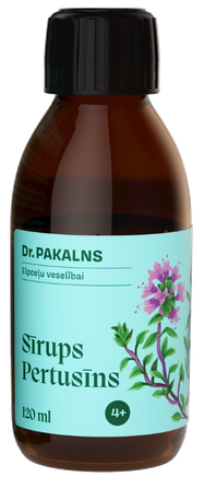 DR. PAKALNS Pertusin sīrups, 120 ml