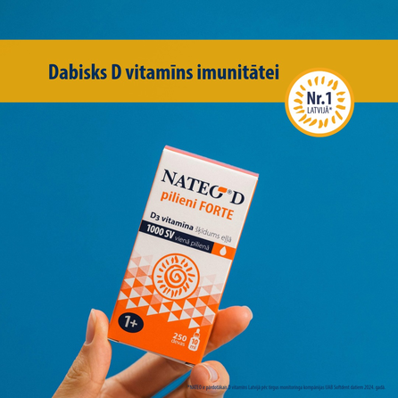 NATEO D Forte 1000 SV pilieni, 10 ml