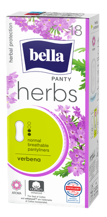BELLA Panty Herbs Verbena ikdienas ieliktnīši, 18 gab.