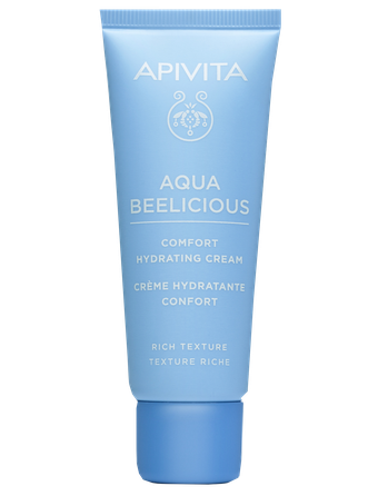 APIVITA Aqua Beelicious Comfort Hydrating Rich Texture krēms, 40 ml