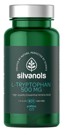 SILVANOLS L-Tryptophan 500 mg kapsulas, 60 gab.