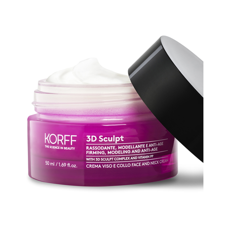 KORFF 3D Sculpt Day aprises veidojošs pretnovecošanās sejas krēms, 50 ml