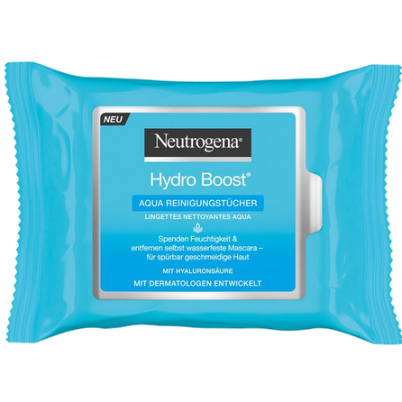 NEUTROGENA Hydro Boost Aqua mitrās salvetes, 25 gab.