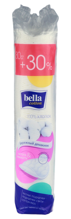 BELLA Cotton +30 % vates diski, 80 gab.