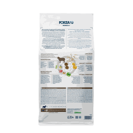 FORZA10 Monodiet Medium Adult Ar Jēru, Suņiem sausā barība, 12 kg